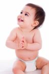 Cute Baby Stock Photo