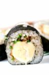 Fresh Sushi Choice Combination Assortment Selection Stock Photo