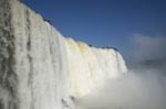 Iguazu Waterfalls On The Brazilian Stock Photo