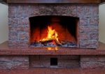 Fireplace Stock Photo