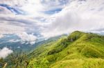 Landscape At Doi Pha Tang View Point Stock Photo