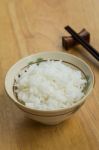 Cooked Rice Stock Photo