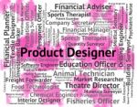 Product Designer Indicates Employment Designs And Products Stock Photo