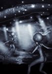 Alien,3d Illustration Concept Background Stock Photo