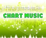 Chart Music Means Top Ten And Acoustic Stock Photo