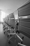 Chairs in Conference Room Stock Photo