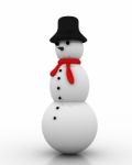 Snowman Stock Photo