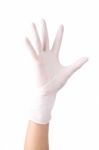 Latex  Glove Stock Photo