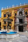 Baroque Bishop's Palace Designed By Antonio Ramos In The 18th Ce Stock Photo