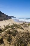 Beautiful Beach In Sagres Stock Photo