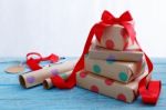 Present Wrapping Stock Photo