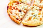 Hawaiian Pizza Stock Photo