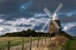 Halnaker Windmill Stock Photo