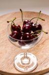 Ripe Cherries Stock Photo