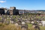 Whitby Church Stock Photo