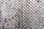 White Diamond Pattern Metal Sheet Stock Photo