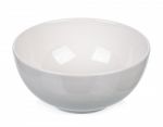 White Bowl Isolated On The White Background Stock Photo