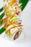 Fresh Sushi Choice Combination Assortment Selection Stock Photo