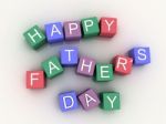 3d Image Happy Father´s Days Stock Photo