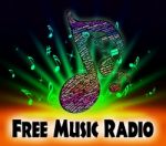 Free Music Radio Represents For Nothing And Gratis Stock Photo