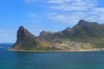 Hout Bay From Chapmans Peak Stock Photo