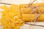 Bunch Of Italian Pasta Type Stock Photo