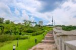 Seoul Tower,namsan Tower In Korea Stock Photo