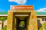 Arebbusch Square In Windhoek, Namibia Stock Photo