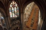 Interior View Of Ely Cathedral Stock Photo