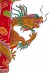 Dragon Chinese In Thailand Country Stock Photo