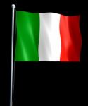 Italy Flag Stock Photo