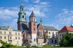 Wawel Cathedral In Krakow Poland Stock Photo