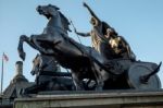 Bronze Sculpture By Thomas Thornycroft Commemorating Boudicca Stock Photo