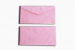 Pink Letter Envelope Stock Photo