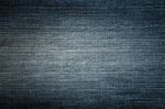 Blue Denim Background Stock Photo