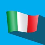 Italy Flag  Icon Stock Photo