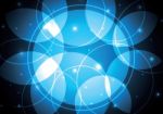 Abstract Technology Geometric Circle Background Stock Photo