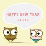 Happy New Year Greeting Card6 Stock Photo