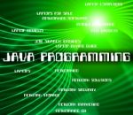 Java Programming Showing Software Design And Programmer Stock Photo