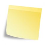 Post-it Stock Photo