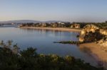 Beaches Near Ferragudo, Portugal Stock Photo