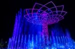 Tree Of Life At Expo In Milan Italy Stock Photo