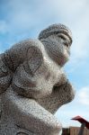 View Of The Scott Antarctic Memorial Cardiff Bay Stock Photo