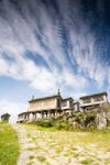 Granite Granaries Stock Photo