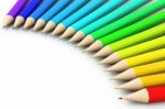 Colour Pencils Stock Photo