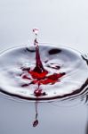 Wine Droplet Stock Photo