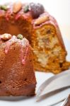 Chestnut Cake Bread Dessert Stock Photo