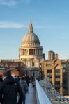 St Paul's Cathedral In London Stock Photo