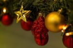 Christmas Decoration Close Up Stock Photo