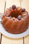 Chestnut Cake Bread Dessert Stock Photo